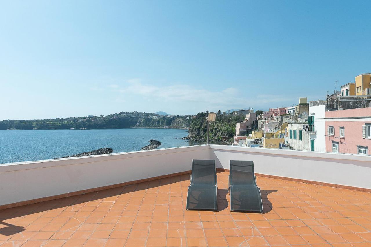 La Procidana House - Corricella Exlusive Terrace Villa Eksteriør bilde