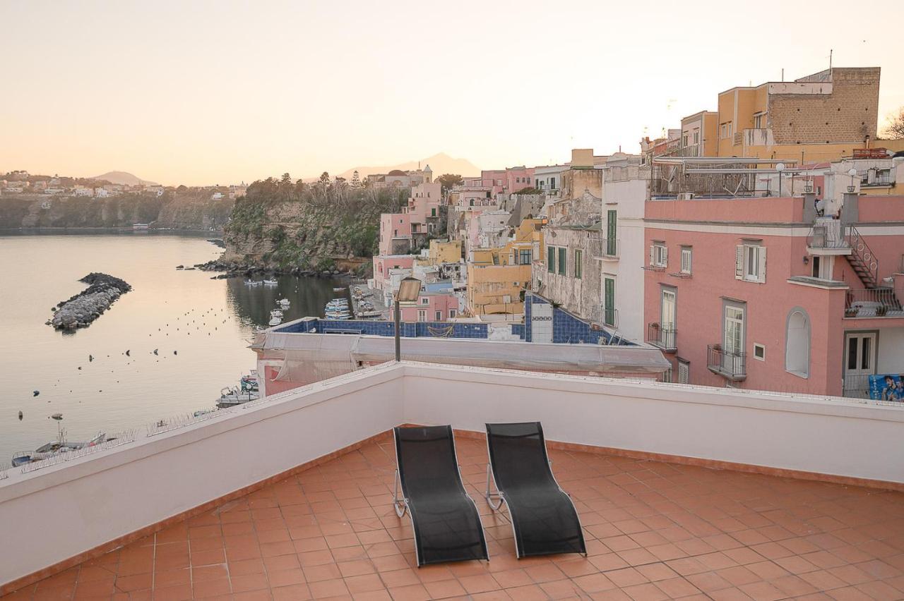 La Procidana House - Corricella Exlusive Terrace Villa Eksteriør bilde