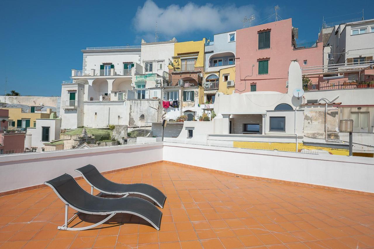 La Procidana House - Corricella Exlusive Terrace Villa Eksteriør bilde